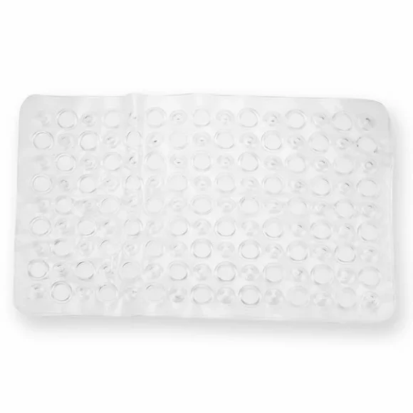 TADAR | MATA ANTYPOŚLIZGOWA ŁAZIENKOWA PROSTOKĄTNA 59X37CM TRANSP.