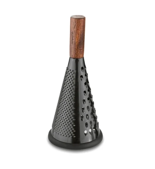 KönigHOFFER TARKA STOŻKOWA DARK CZARNA AKACJOWA RĄCZKA 27.5X12CM