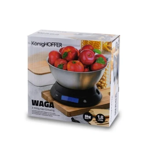 KÖNIGHOFFER WAGA KUCHENNA ELEKTRONICZNA MISA NIERDZEWNA 2L