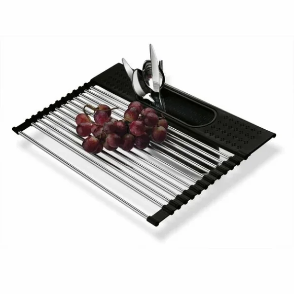 TADAR ROLL UP SUSZARKA/OCIEKACZ Z POJEMNIKIEM NA SZTUĆCE 44x28,5 CM