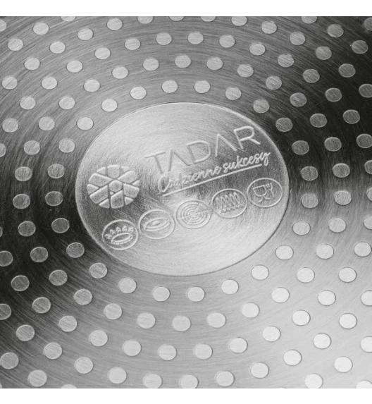 TADAR | PATELNIA AMARANTINA GREY MARBLE 18CM INDUKCJA