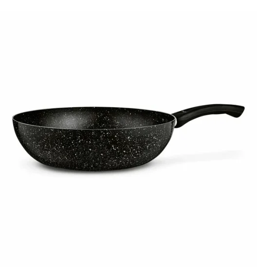 TADAR | WOK NON-STICK MARMARA BLACK 30X8.5CM INDUKCJA