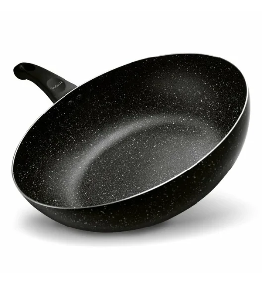TADAR | WOK NON-STICK MARMARA BLACK 30X8.5CM INDUKCJA