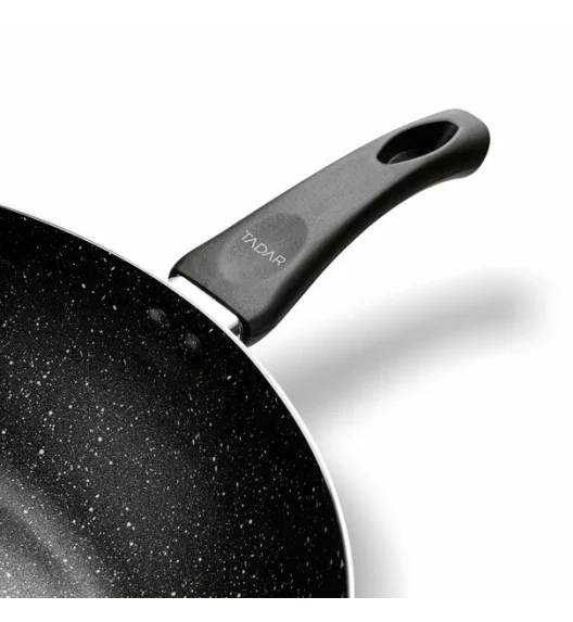 TADAR | WOK NON-STICK MARMARA BLACK 30X8.5CM INDUKCJA