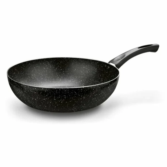 TADAR | WOK NON-STICK MARMARA BLACK 30X8.5CM INDUKCJA