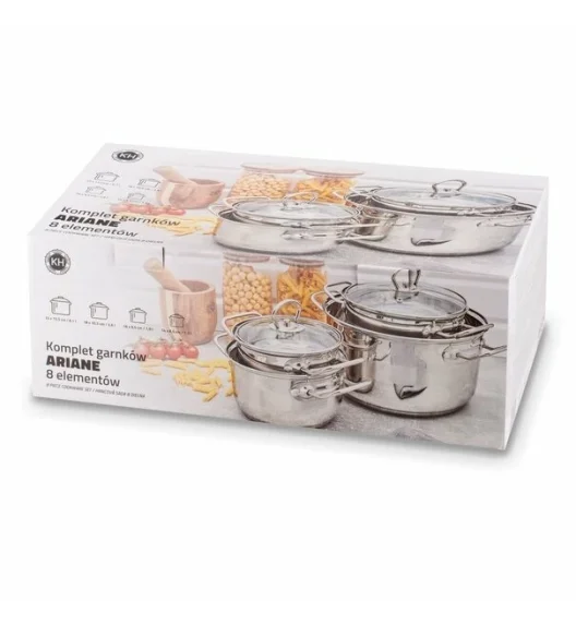KönigHOFFER KPL.GARNKÓW ARIANE 8ELEM. (G:14.16.18.24CM) INDUKCJA