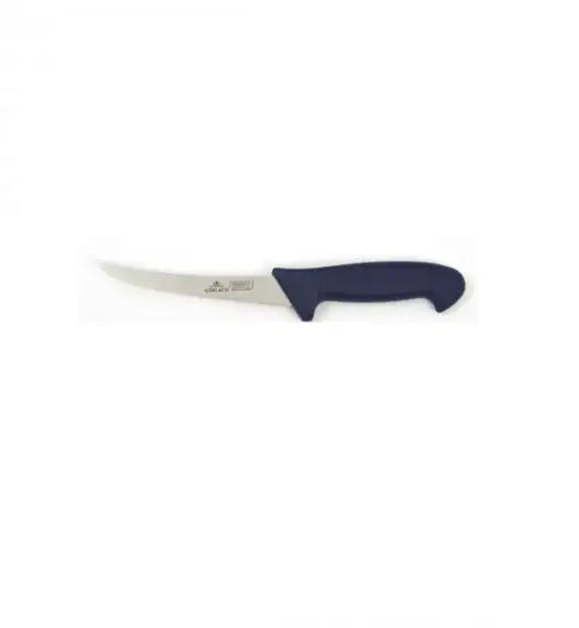 GERLACH NECESSITY nóż do trybowania, 6 cali / 15 cm / niebieski / elastyczne ostrze. HACCP.