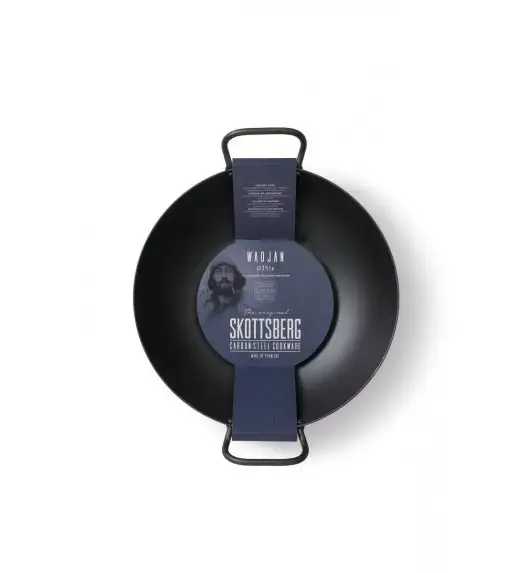 SKOTTSBERG | CARBON STEEL | Naczynie typu Wok 34cm STAL WĘGLOWA