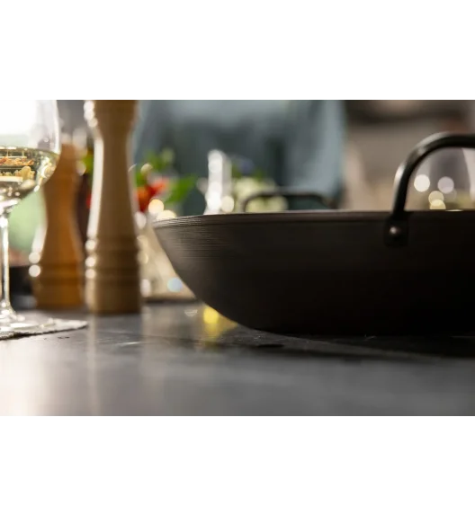 SKOTTSBERG | CARBON STEEL | Naczynie typu Wok 34cm STAL WĘGLOWA
