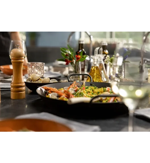 SKOTTSBERG | CARBON STEEL | Patelnia 38 cm z 2 rączkami STAL WĘGLOWA