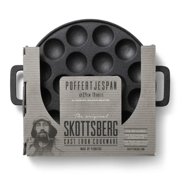 SKOTTSBERG | CAST IRON | Patelnia do Mini Pancake 24cm ŻELIWNA