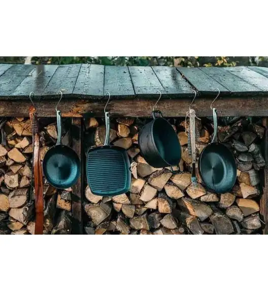 SKOTTSBERG | CAST IRON | Patelnia grilowa 24cm ŻELIWNA