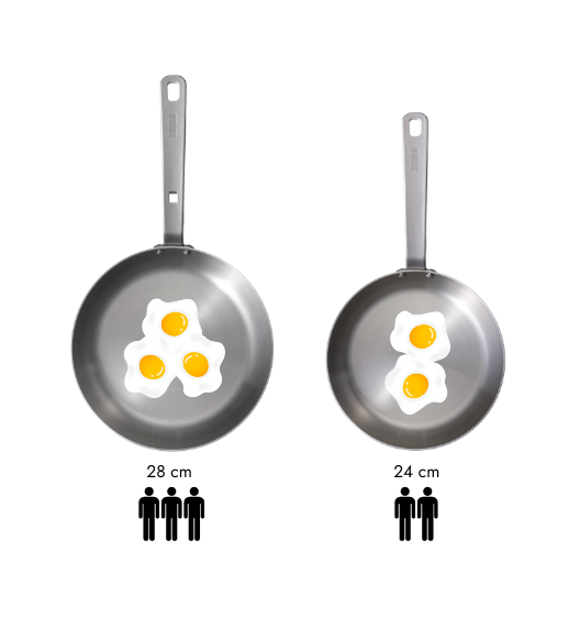SKOTTSBERG | STAINLESS STEEL | Patelnia 24 cm STAL NIERDZEWNA