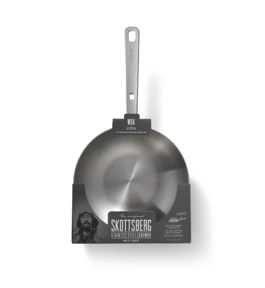 SKOTTSBERG | STAINLESS STEEL | Wok 28 cm STAL NIERDZEWNA