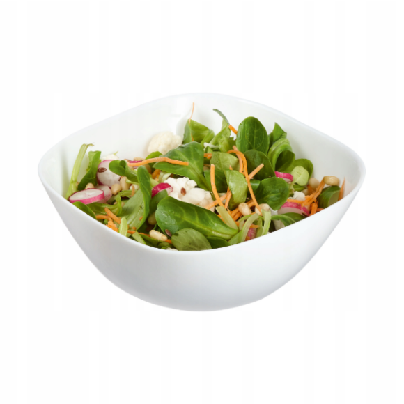 LUMINARC CARINE WHITE Salaterka 14 cm | szkło hartowane | Q7016