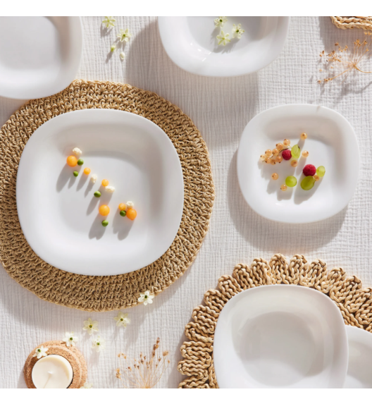 LUMINARC CARINE WHITE Salaterka 14 cm | szkło hartowane | Q7016