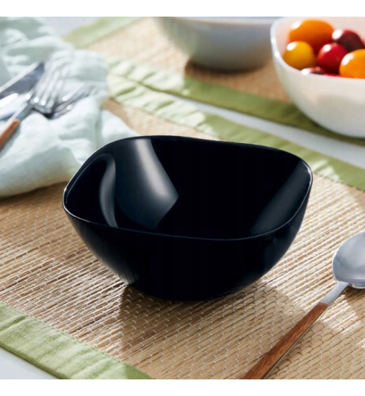 LUMINARC CARINE BLACK Salaterka 14 cm | szkło hartowane | !7017