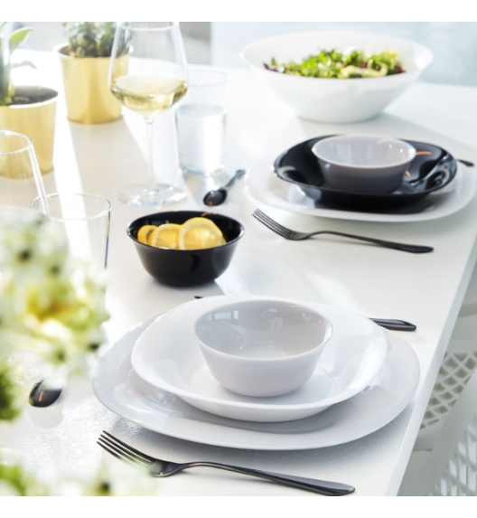 LUMINARC CARINE BLACK Salaterka 12 cm | szkło hartowane |  H4998