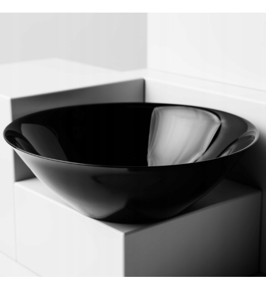 LUMINARC CARINE BLACK Salaterka 27 cm | szkło hartowane | D2376/V6133