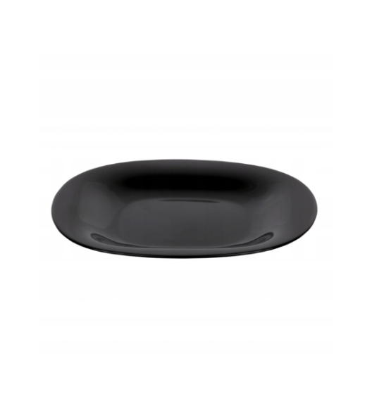 LUMINARC CARINE BLACK Talerz deserowy 19 cm | szkło hartowane | L9816
