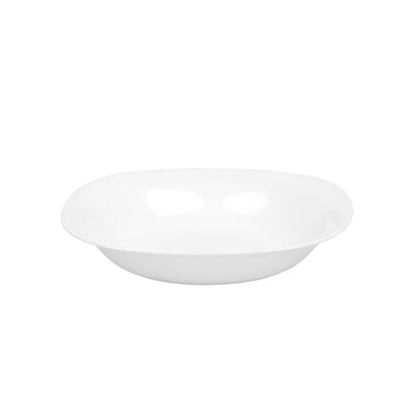 LUMINARC CARINE WHITE Talerz głęboki 21 cm | szkło hartowane | L5406