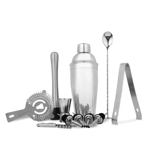 KONIGHOFFER ZESTAW BARMAŃSKI Z BAMBUSOWYM STOJAKIEM 12 ELEMENTÓW