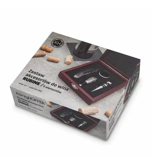 KONIGHOFFER ZESTAW DO WINA 5 ELEM, RUBINE
