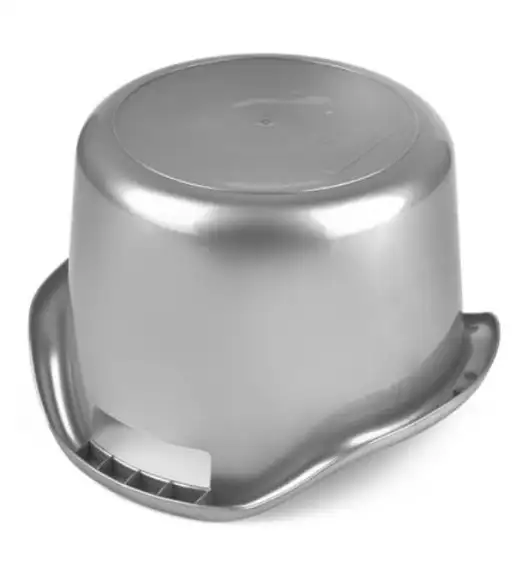 TADAR | HEGA MISKA VERONA OKRĄGŁA 38L SREBRNA