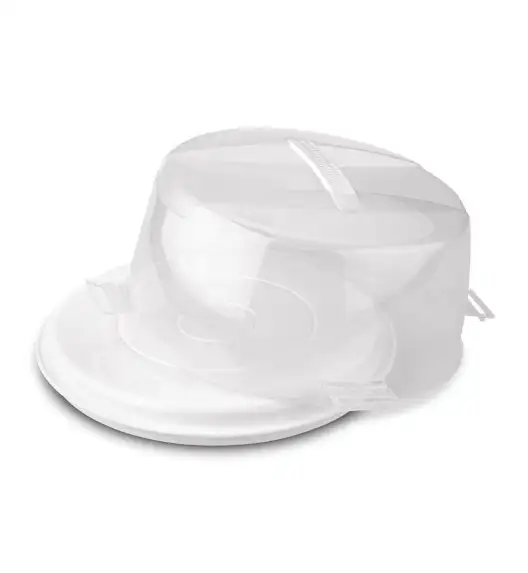 TADAR POJEMNIK NA CIASTO Z POKRYWĄ OKRĄGŁY 31X16CM MIX KOLORÓW