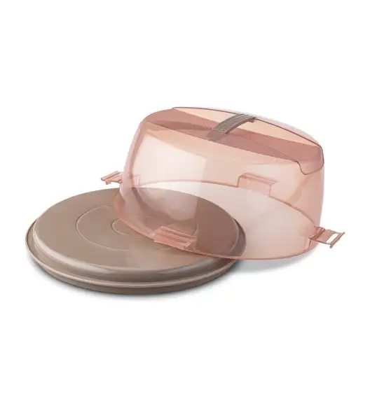 TADAR POJEMNIK NA CIASTO Z POKRYWĄ OKRĄGŁY 31X16CM MIX KOLORÓW