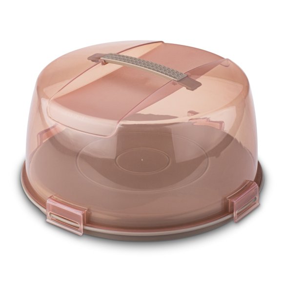 TADAR POJEMNIK NA CIASTO Z POKRYWĄ OKRĄGŁY 31X16CM MIX KOLORÓW