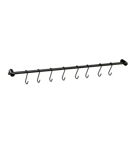 TADAR RELING KUCHENNY Z 8 WIESZAKAMI 54CM CZARNY