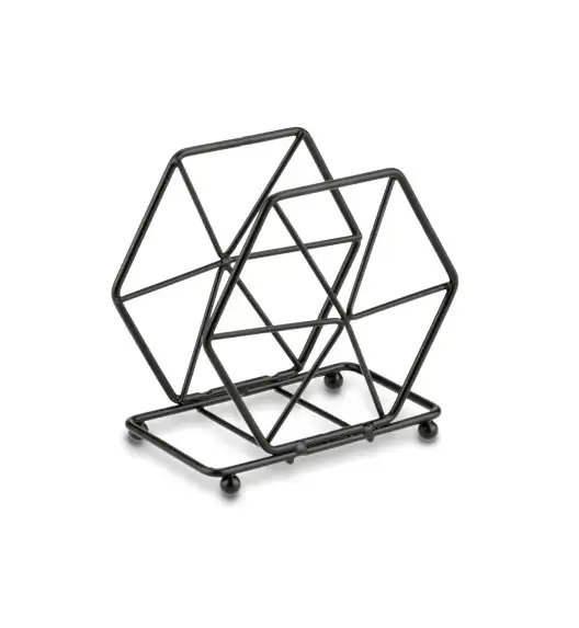 TADAR SERWETNIK DECO CZARNY 11,5X8X11,5CM