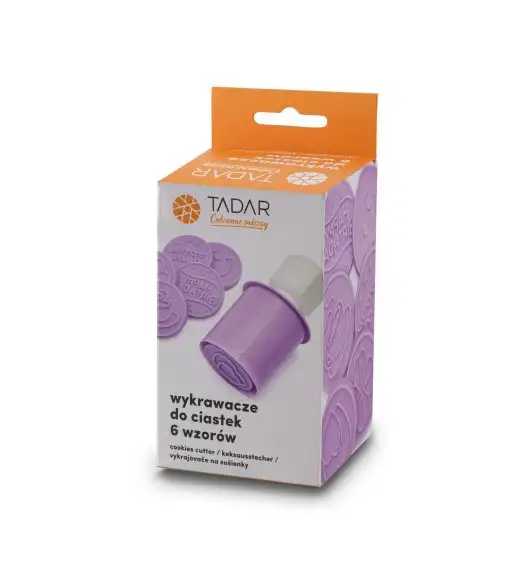 TADAR STEMPLE/ WYKRAWACZE DO CIASTEK 6 WZORÓW