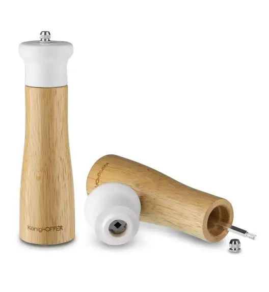 KONIGHOFFER COSMIC MŁYNEK RĘCZNY BIAŁY 5,8X5,8X21,5CM