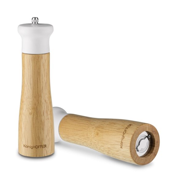 KONIGHOFFER COSMIC MŁYNEK RĘCZNY BIAŁY 5,8X5,8X21,5CM