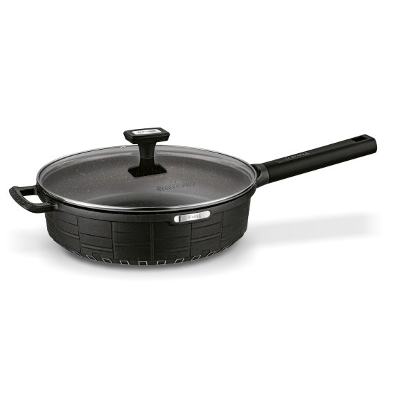 STARKE PRO CROWS MARBLE PATELNIA Z POKRYWĄ 28X7,5 CM