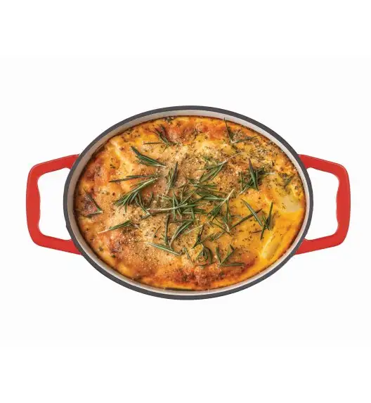 MG HOME | Brytfanna Żeliwna INFINITO 28 cm / emaliowana