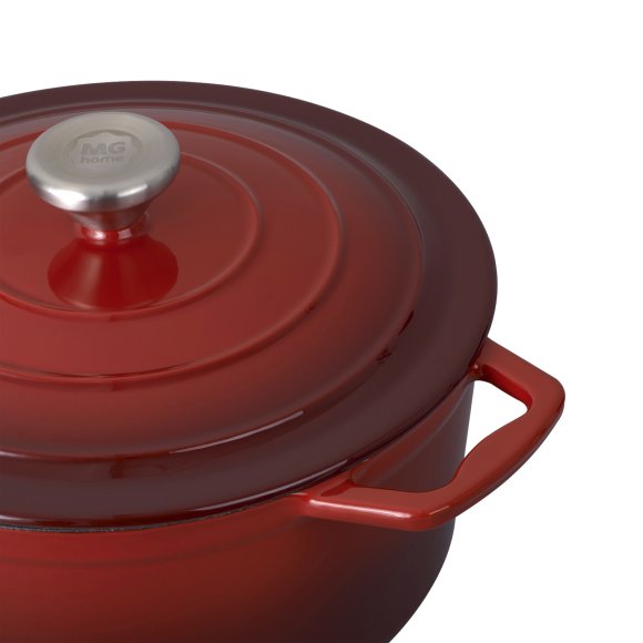 MG HOME | Garnek żeliwny INFINITO 20 cm / emaliowany