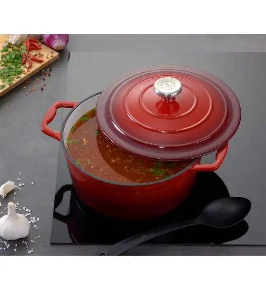 MG HOME | Garnek żeliwny INFINITO 20 cm / emaliowany