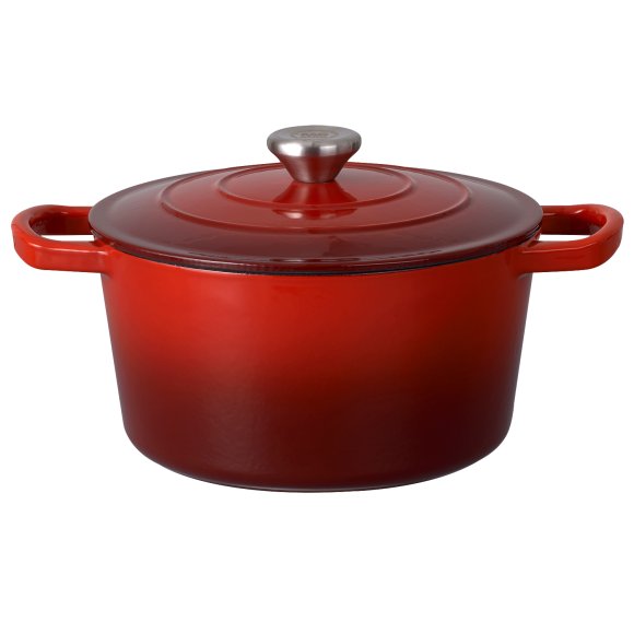 MG HOME | Garnek żeliwny INFINITO 22 cm / emaliowany