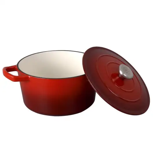 MG HOME | Garnek żeliwny INFINITO 22 cm / emaliowany