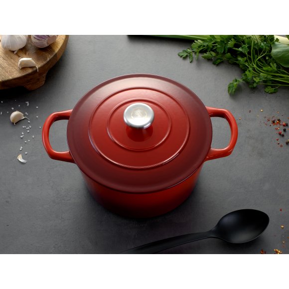MG HOME Garnek żeliwny INFINITO 22 cm / emaliowany