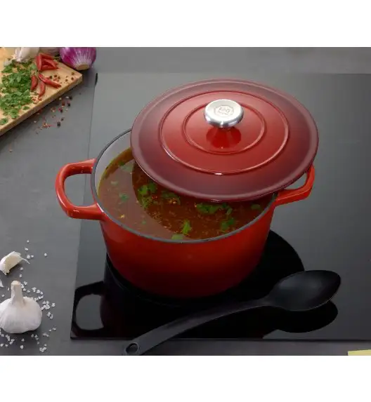 MG HOME | Garnek żeliwny INFINITO 22 cm / emaliowany