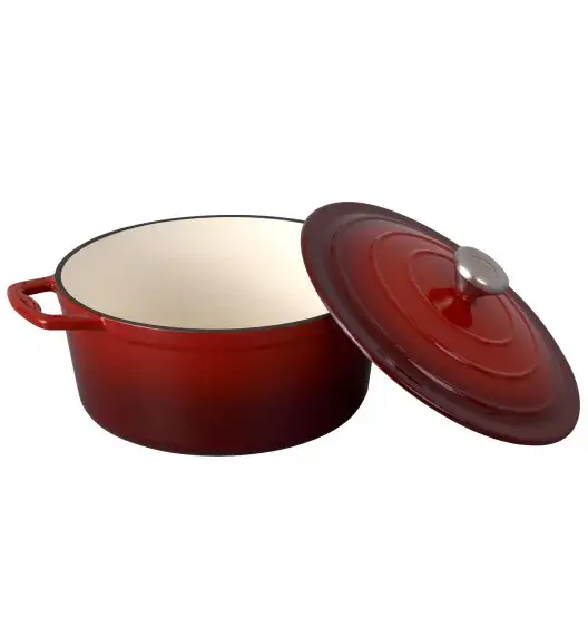 MG HOME | Garnek żeliwny INFINITO 25 cm / emaliowany