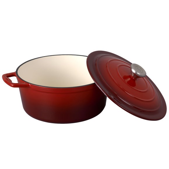 MG HOME | Garnek żeliwny INFINITO 25 cm / emaliowany