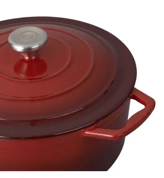 MG HOME | Garnek żeliwny INFINITO 25 cm / emaliowany