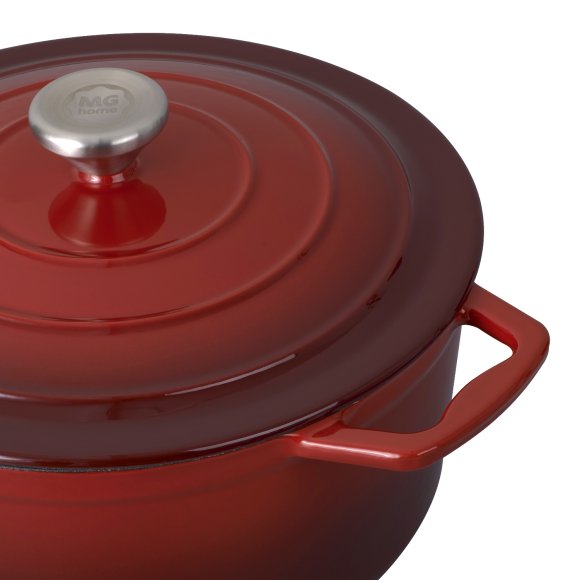 MG HOME | Garnek żeliwny INFINITO 25 cm / emaliowany