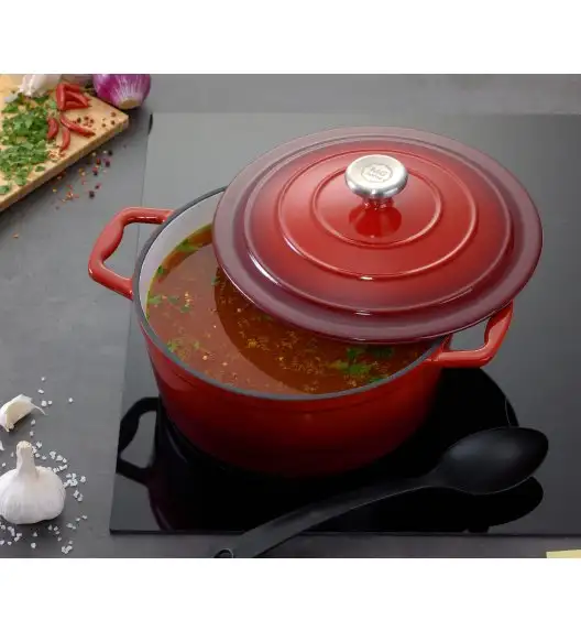 MG HOME | Garnek żeliwny INFINITO 25 cm / emaliowany