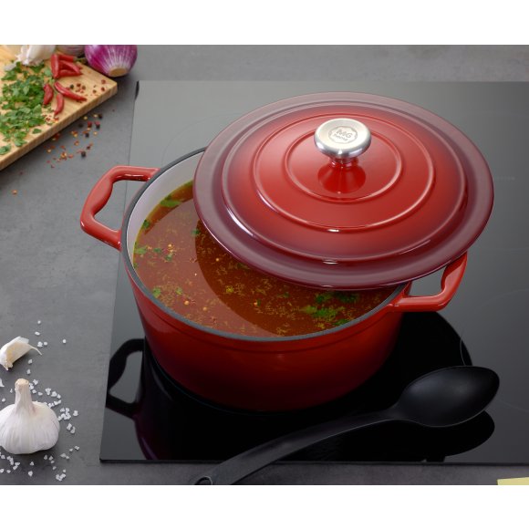 MG HOME | Garnek żeliwny INFINITO 25 cm / emaliowany